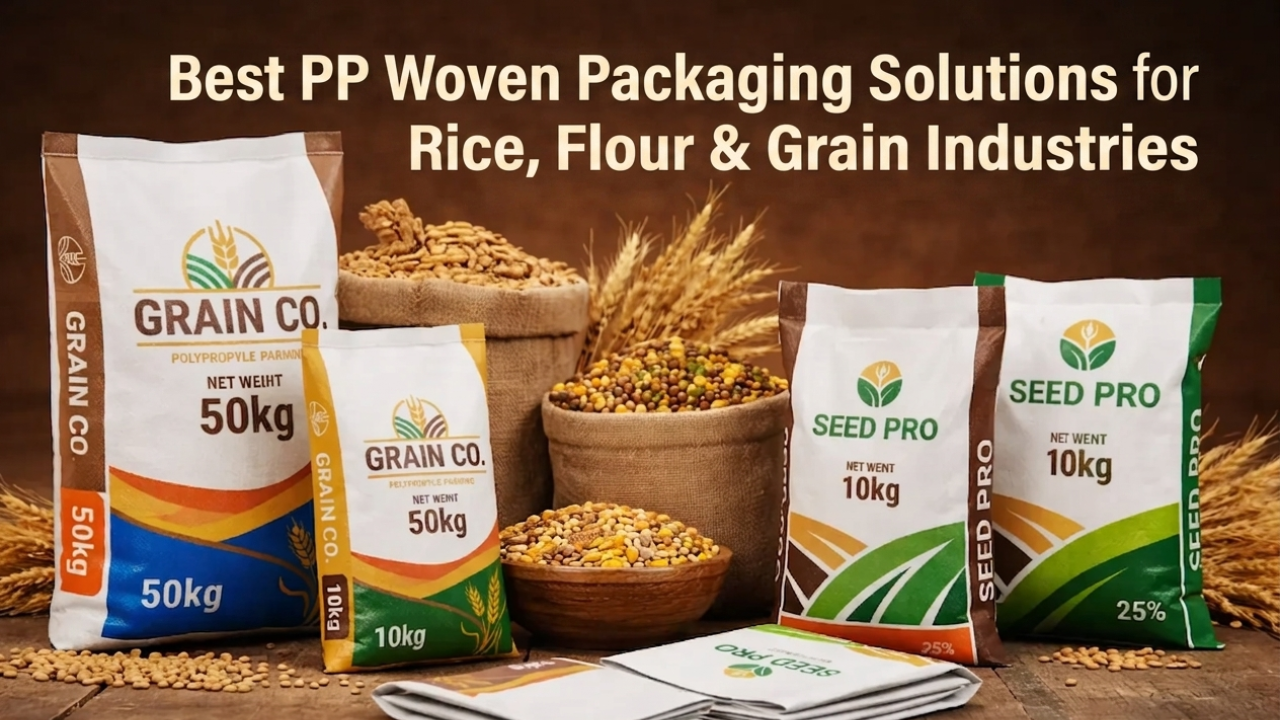 Best PP Woven Packaging Solutions for Rice, Flour & Grain Industries